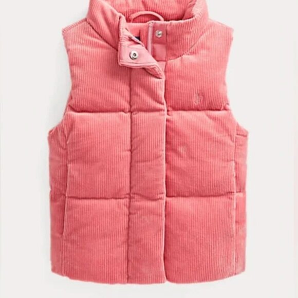 Ralph Lauren - Girls Corduroy Down Vest - Size 5T - Picture 1 of 2